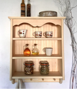 Scaffali <span class=keywords><strong>a</strong></span> parete in legno decorazione da parete robusta di stoccaggio Cottage in legno <span class=keywords><strong>scaffalatura</strong></span> pensile <span class=keywords><strong>a</strong></span> parete con ganci <span class=keywords><strong>a</strong></span> tazza - Product Image 2