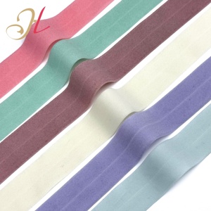 Dây thun viền nhiều màu sắc bán buôn nhà máy, rộng 10mm 20mm, dùng cho đồ lót, chất liệu nylon, gấp đôi - Product Image 3