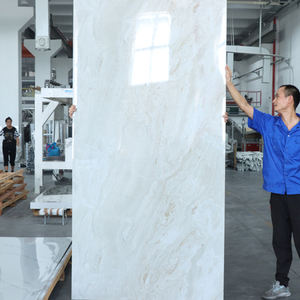 Feuilles de marbre en PVC légères Installation facile et panneau mural en marbre uv bricolage pour la décoration murale de la maison - Product Image 2