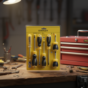 Juego de Destornilladores Stanley con Mango Acolchado, 7 Piezas, Punta Magnética, Herramientas de Precisión - Product Image 3
