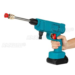 เครื่องฉีดน้ำแรงดันสูงไร้สาย 10000mAh ปืนฉีดน้ำล้างรถ หัวฉีดน้ำแรงดันสูง เครื่องทำความสะอาด สำหรับแบตเตอรี่ Makita 18V - Product Image 6