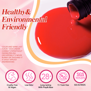 <strong>Manicure</strong> Professional Color <strong>Gel</strong> Polish <strong>Kit</strong> - 12 Vibrant Shades Long Lasting <strong>Nail</strong> Art <strong>Gel</strong> Paint for Salon &amp; Home Use - Product Image 4