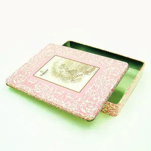 फैक्टरी अनुकूलित कार्ड एलबम एटलस धातु टिन धातु पैकेजिंग बॉक्स गर्म बेच Tinplate बॉक्स