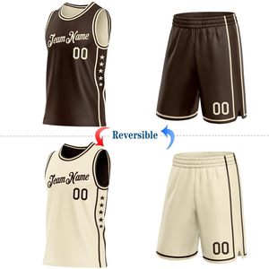 Conjunto de camisetas de baloncesto reversibles personalizadas, uniformes de equipo sin mangas de doble cara para hombres, mujeres y jóvenes, diseño sublimado transpirable - Product Image 2