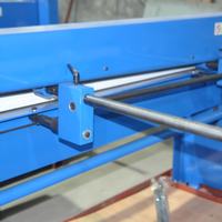 Ciseaux manuels Q01-0.8x2500 de guillotine, cisailles de tôle pour l'acier, l'aluminium et le cuivre