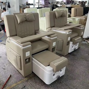 Sillón de Pedicura Profesional de Lujo Moderno para Salón de Uñas, con Masaje y Spa para Pies - Product Image 1