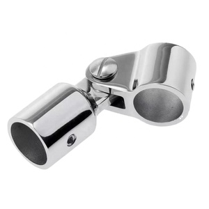 Stainless Steel 316 Marine Bimini Top Cap Jaw Slide 25mm Tube External Eye End Ship <b>Yacht</b> Kayak Boat Hardware Accessories Stainl - Product Image 1