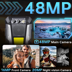 สมาร์ทโฟน FOSSiBOT F106 Plus รุ่นทนทาน - หน้าจอ 6.745 นิ้ว 120Hz, กล้อง 50MP + 20MP มองเห็นในที่มืด, แบตเตอรี่ 12000mAh, มาตรฐาน IP68 และ MIL-STD-810H - Product Image 6