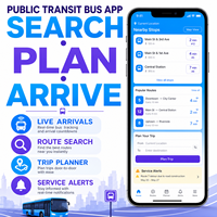 Las Mejores Soluciones de Aplicaciones de Transporte Público para iOS y Android con Planificación de Rutas, Llegadas en Vivo y Venta de Boletos Móviles LionCreate
