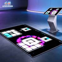 Système de jeu interactif LED en métal pour sols, équipement de fitness sportif pour parcs d'attractions commerciaux intérieurs et locations d'événements