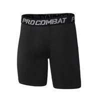 Shorts de sport pour hommes en polyester et élasthanne à séchage rapide pour le basketball, la course à pied et le football - Taille haute élastique