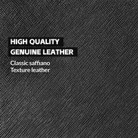 Sac à main pour homme de luxe personnalisable en cuir véritable avec fermeture éclair antivol, fabricant OEM ODM