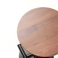 Tabouret de bar moderne de style designer pour hôtel, café, restaurant, salon, meubles de chaise de bar en bois massif