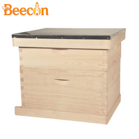 Neuseeländisches Kiefernholz 2-Schicht 10-Rahmen Langstroth-Bienenstock mit 505*405*245mm/168mm Größe Imkerei-Ausrüstung