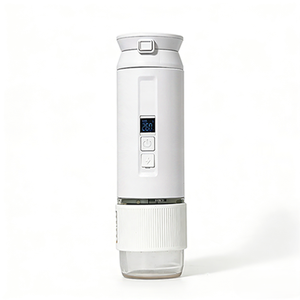 Cafetera Portátil de Viaje, Mini Máquina de Espresso Recargable de 9600 mAh con Autocalentamiento y 30 Bares de Presión para Coche, Aire Libre y Camping - Product Image 1