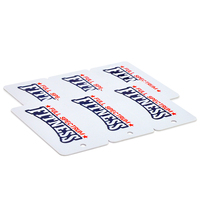 Tarjeta VIP de Fidelización Personalizada de Alta Calidad, Triple PVC, Troquelada, con Etiqueta para Llavero 3 en 1, Ícono Personalizado, Código de Barras de Membresía