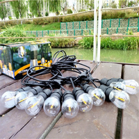 Großhandel IP65 Wiederaufladbare Dimmbare LED-Lichterketten Wasserdichte Außenbeleuchtung für Terrasse Party Weihnachtsdekoration