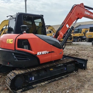 Mini-excavatrice Kubota KX183 d'occasion, 8 tonnes, hydraulique, sur chenilles, exportée du Japon - Product Image 1