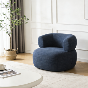 Chaise de salon de luxe en tissu polaire, mobilier décontracté, Design, nouveau, - Product Image 2