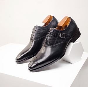 Men Casual Leather Shoes Fashion Sneaker Style Genuine Leather Comfortable <b>Cushion</b> <b>Insole</b> For Daily Leisure - Product Image 2