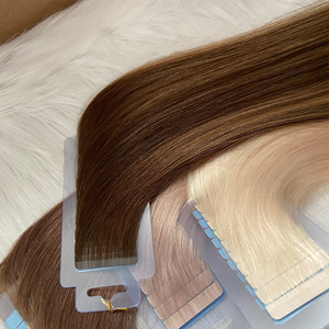 <span class=keywords><strong>Bande</strong></span> mince de cheveux en vrac adhésifs vierges d'<span class=keywords><strong>extension</strong></span> dans les cheveux étirés par double d'<span class=keywords><strong>extension</strong></span> de cheveux - Product Image 4