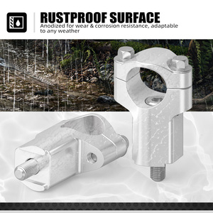 NICECNC pour <span class=keywords><strong>Husqvarna</strong></span> 2016-2023 <span class=keywords><strong>TE</strong></span> 300 <span class=keywords><strong>TE</strong></span> FE <span class=keywords><strong>125</strong></span> 250 350 450 501 Moto 52MM Rehausseur de Guidon Support de Fixation TC FC 2014-2015 - Product Image 3