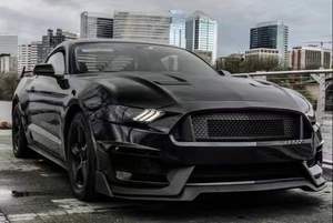Pala frontal envolvente grande <span class=keywords><strong>Shelby</strong></span> para parachoques delantero modificado 18-23 <span class=keywords><strong>Mustang</strong></span> <span class=keywords><strong>GT350</strong></span>, escape de Material ABS de nueva condición para actualización - Product Image 4