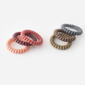 Vente en gros d'élastiques à <span class=keywords><strong>cheveux</strong></span> en <span class=keywords><strong>spirale</strong></span> en <span class=keywords><strong>plastique</strong></span>, élastiques à <span class=keywords><strong>cheveux</strong></span>, cordons téléphoniques, bobines à <span class=keywords><strong>cheveux</strong></span>, bracelets pour filles - Product Image 3