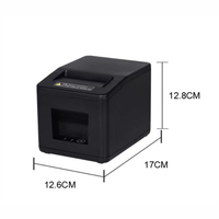 Impresora de Recibos POS de 80 mm, Venta al por Mayor de Fábrica, Impresora Térmica de Alta Resistencia con Autocortador, en Stock, USB/LAN, 203DPI
