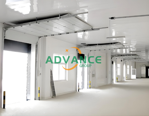 Porte sectionnelle industrielle isolée en acier galvanisé <span class=keywords><strong>4M</strong></span> X <span class=keywords><strong>4M</strong></span> certifiée CE Advance, taille personnalisée - Product Image 2