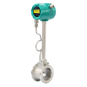 SS304渦空気流量計ステンレス鋼液体ガス流量計LCDディスプレイカスタマイズされた流体測定のためのOEMサポート - Product Image 4