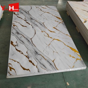 Panneaux muraux PVC UV Yonghong, couleur personnalisée, 1220x2440, 3mm, faciles à nettoyer, pour projets <span class=keywords><strong>de</strong></span> construction, plaques intérieures - Product Image 5