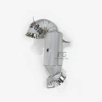 Collecteurs d'échappement Performance SS304 pour Mercedes-Benz AMG GT53 GT50 3.0T 2019+ 100/200/300 CELL, Tuyau de vidage à flux libre