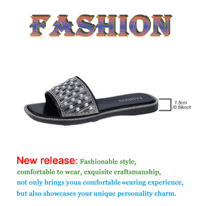 Sandalias Planas de Moda para Mujer, Estilo Perla, para Uso Exterior, Verano 2025, Novedad, Estilo Casual, Cool231 231 - Product Image 6