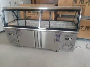 Süpermarket restoran ekran buzdolapları hazır gıda vitrin kabinleri ekran sayaçları soğutucular buzdolapları - Product Image 5