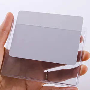 Transparent 35PT Side Loading Card Holder Pack of 25 Waterproof & Dustproof Hard Plastic Card protectors for Sports Cards