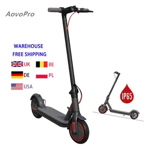 AOVO PRO UK DE PL Warehouse Dropshipping 10.5ah Battery Waterproof Ip65 8.5 inches Foldable Electric Mobility Scooter