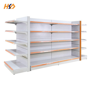 Customized Luxury <strong>Stainless</strong> <strong>Steel</strong> End <strong>Racks</strong> Supermarket Gondola <strong>Rack</strong> Shelf Metallic Material - Product Image 3