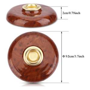 ที่วางเชลโล่กันลื่นที่รองแป้นเอนพินเอนปักหมุดที่เหลือชิ้นส่วนตาที่อุดโลหะสีน้ำตาลทรงกลมสำหรับเครื่องดนตรี D8I8 - Product Image 5