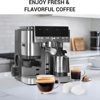 Filtre à eau TIKAFE pour cafetière Ninja Dual Brew Maker compatible avec les modèles à dosettes individuelles et à café moulu ES601/ES655/ES701 Charcoal