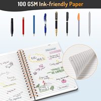Planificateur de carnet à spirale rose personnalisé en gros 2025 planificateur quotidien avec Logo personnalisé-Option cadeau