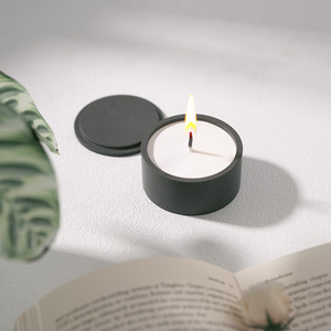 Bougie parfumée de luxe en cire de soja naturelle, huiles parfumées, bougies personnalisées en ciment et béton, aromathérapie, bougies de mariage, étiquette privée parfumée - Product Image 5