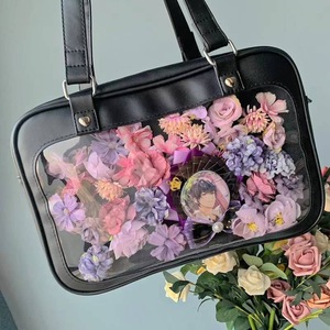 Sac Ita Rectangulaire Minimaliste Personnalisé, OEM ODM, Petit Lot, avec Fenêtre de Présentation pour Badges et Poupées - Product Image 6