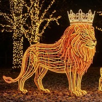 Decoración de Faroles Personalizados para Parques de Atracciones, para Uso en Interiores/Exteriores, Espectáculo de Luces para Parques Temáticos Navideños
