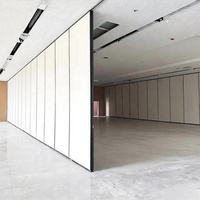 Cloison de séparation pour salle de conférence, mur amovible à faible coût, pliable, en MDF, cloison mobile commerciale, cadre en aluminium