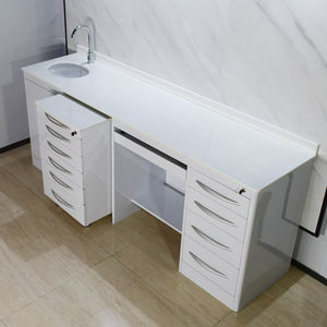 Arredamento Ospedaliero Moderno di Alta Qualità <span class=keywords><strong>Banco</strong></span> da Laboratorio Dentistico in Acciaio Inossidabile Antiruggine con 4 Cassetti Colore Personalizzabile - Product Image 5
