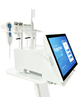 Analyseur capillaire et cuir chevelu AI Trichoscopy : Appareil de diagnostic cutané et folliculaire 5-en-1 avec caméra pour test et traitement
