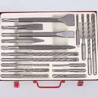 Marteau SDS plus de qualité industrielle 17pcs carbure sds plus forets à queue et jeu de forets burins