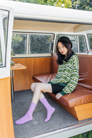 KANGYI vente en gros personnalisé coloré mode pur coton robe d'affaires casual femmes chaussettes