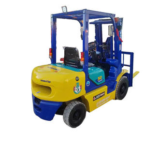 Used Diesel Forklift 3 Ton 2024 100% Original Japan Komatsu FD30 Hydraulic <b>Side</b> Shifter Solid Tire Two Stage Mast - Product Image 1